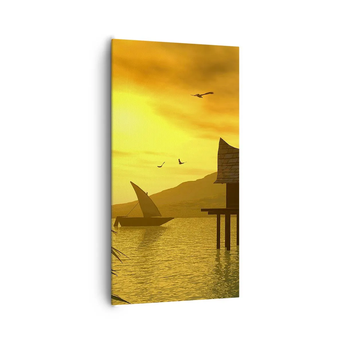 Quadro em tela - A desejada paz - 65x120 cm