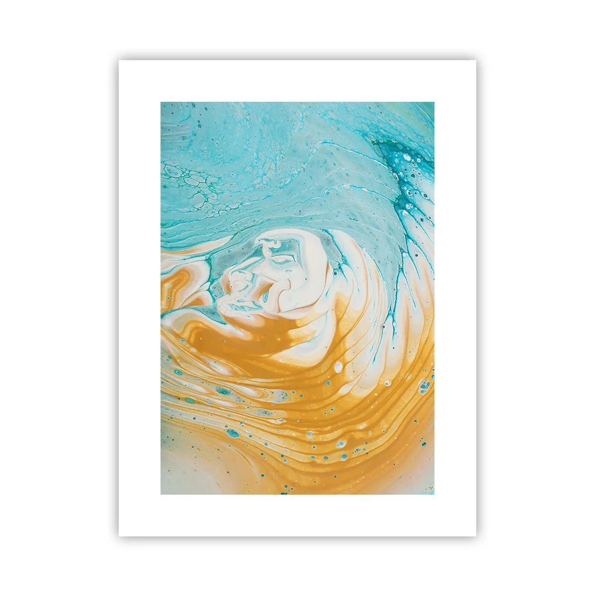 Pôster - Vórtice em pastel - 30x40 cm