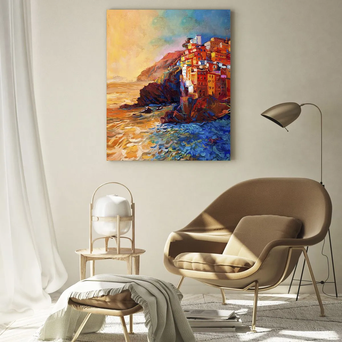 Quadro em vidro - Vibrações italianas - 50x70 cm