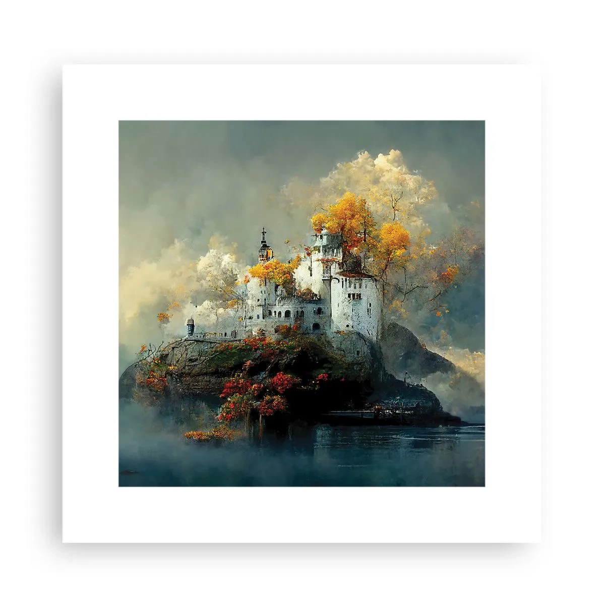 Pôster - O começo de uma história romântica - 30x30 cm