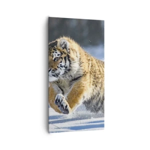 Quadro em tela - O deus da taiga siberiana - 65x120 cm