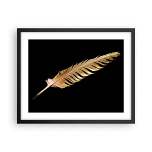 Pôster com moldura preta - É uma pena - 50x40 cm