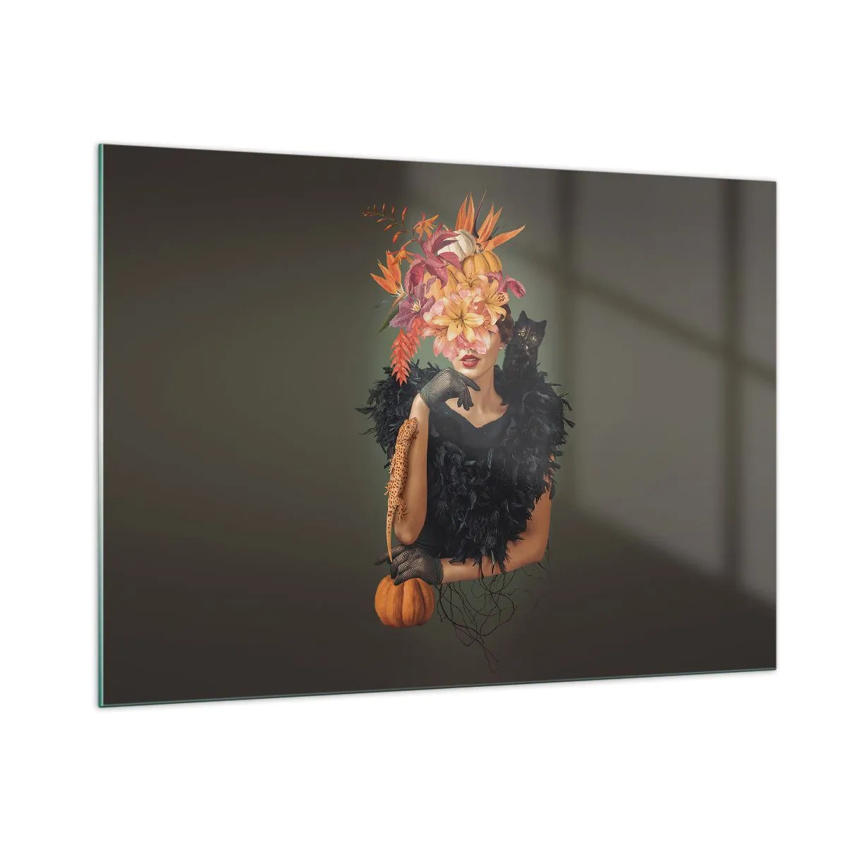 Quadro em vidro - O feitiço da bruxa - 100x70 cm