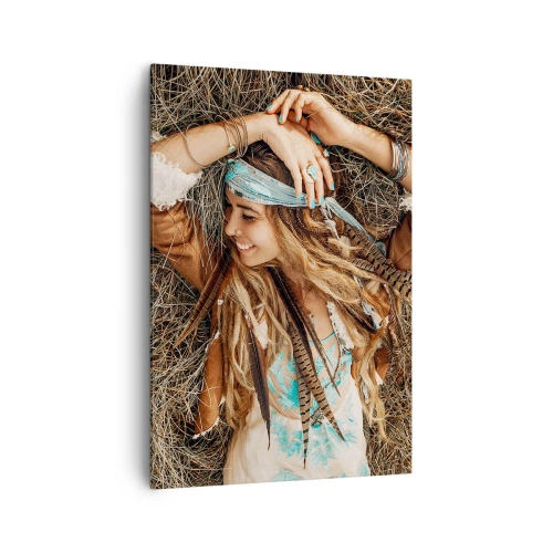 Quadro em tela - A caminho do verão do amor - 70x100 cm