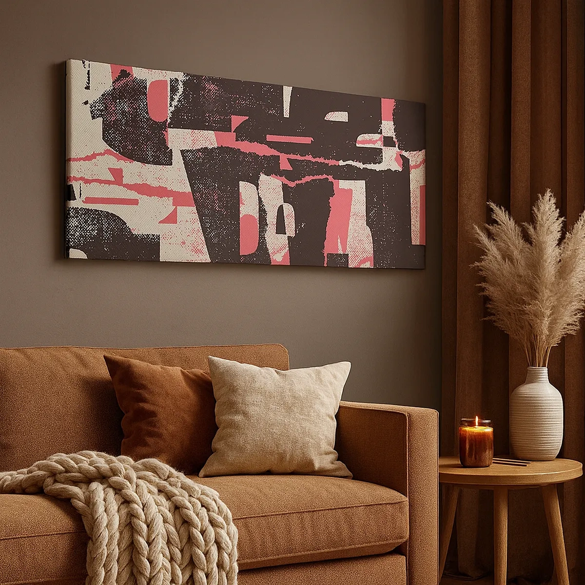 Quadro em tela - Todo esse barulho - 30x30 cm