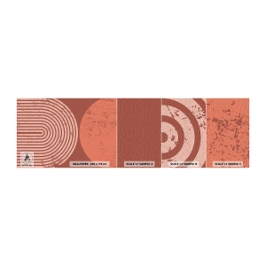 Amostra de papel de parede autocolante Deluxe Sticker - Relacionamento próximo - Minimalismo, Moderno, Abstração - 100x30 cm