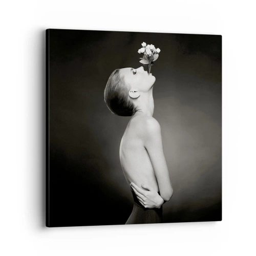 Quadro em tela - Elegância excêntrica - 40x40 cm