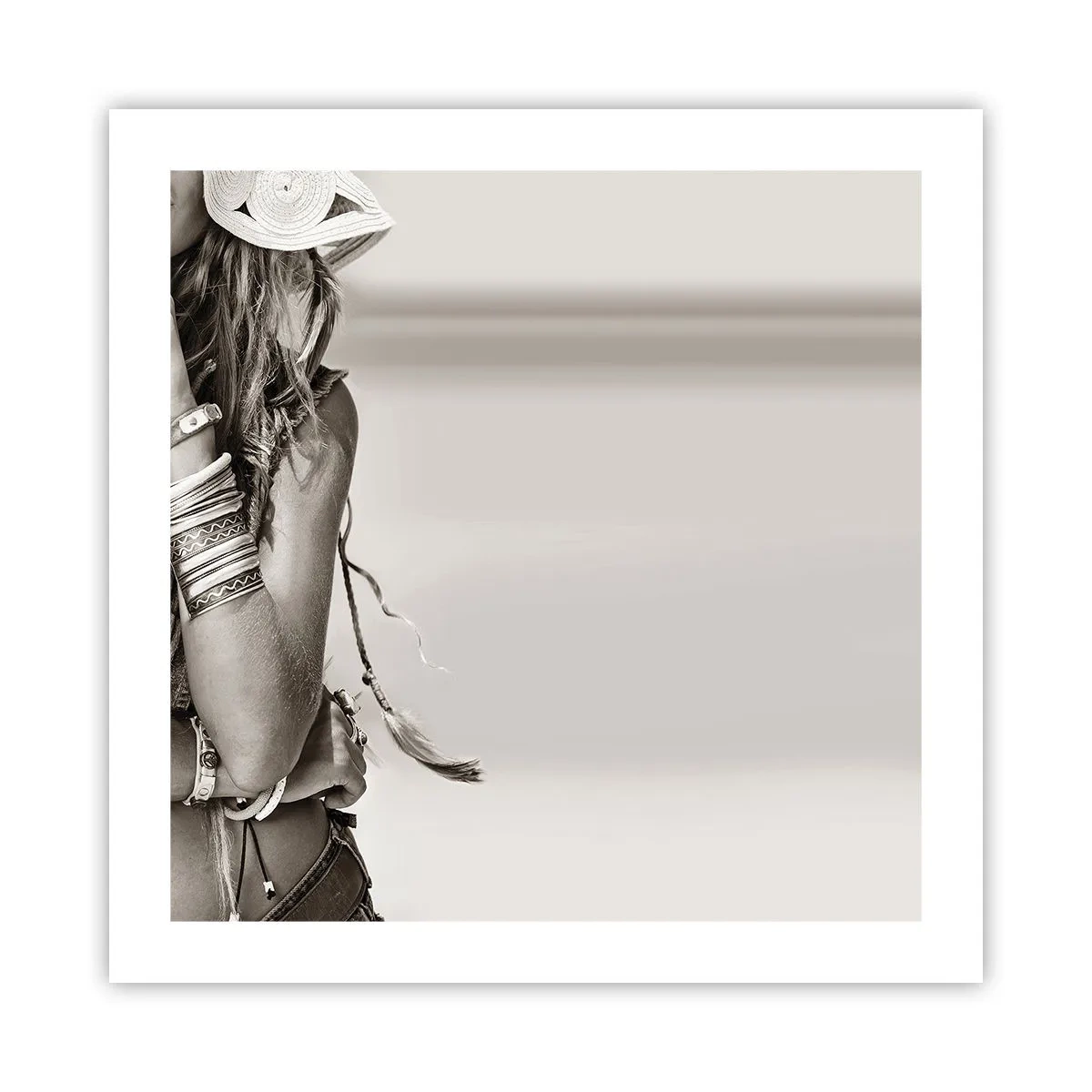 Pôster - Como uma menina - 50x50 cm