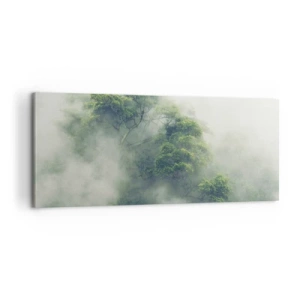 Quadro em tela - Envolto em neblina - 100x40 cm