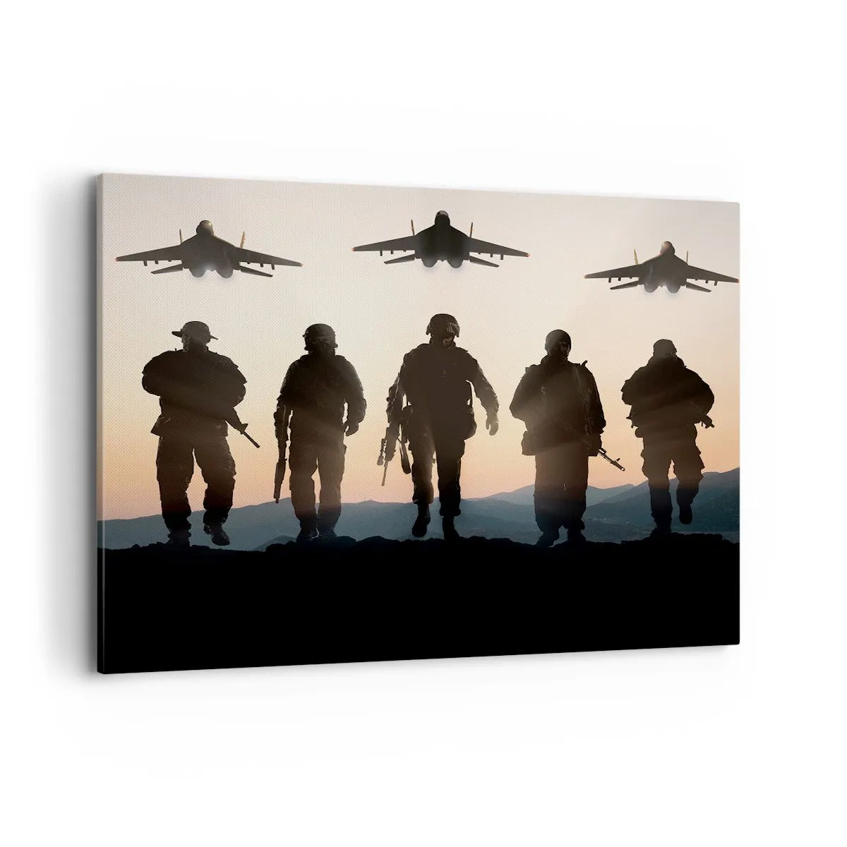 Quadro em tela - Bem-vindo ao nosso mundo - 100x70 cm