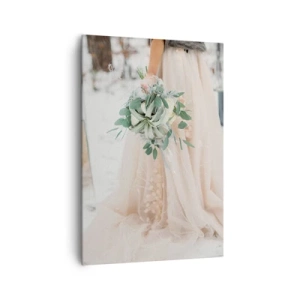 Quadro em tela - E viveram felizes para sempre - 70x100 cm