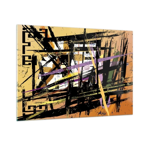 Quadro em vidro - Corte afiado - 100x70 cm