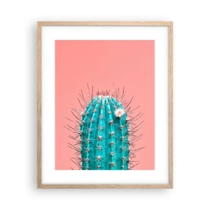 Pôster com moldura de carvalho claro - Apenas olhe - 40x50 cm