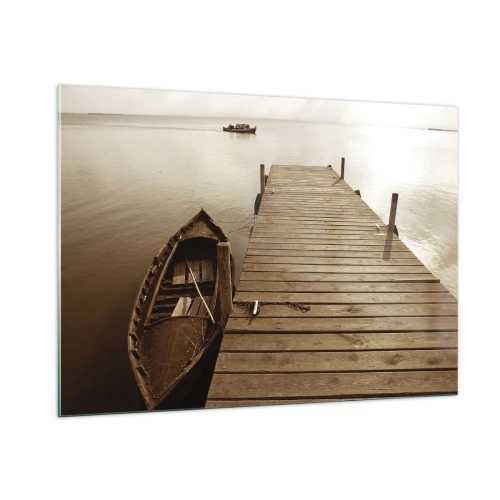 Quadro em vidro - Paz de espírito - 100x70 cm