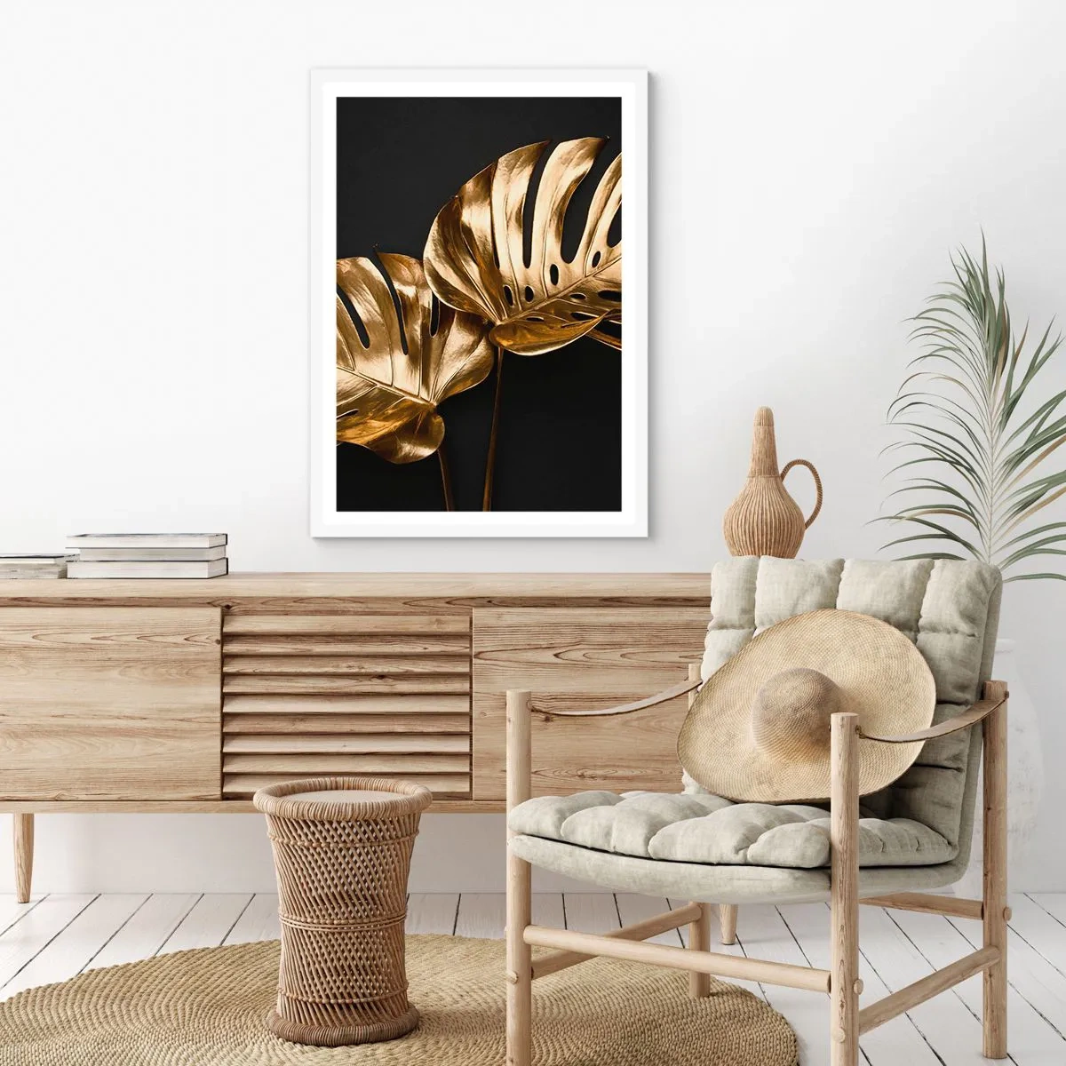 Pôster em moldura branca - Tesouros da natureza - 61x91 cm