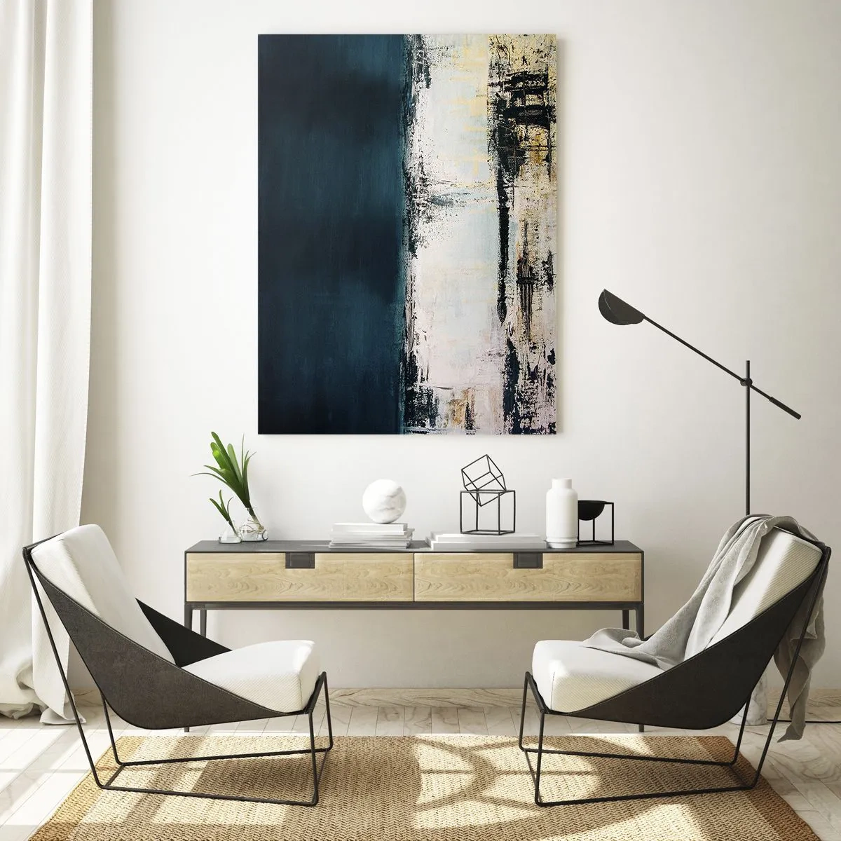 Quadro em vidro - Composição horizontal - 50x70 cm