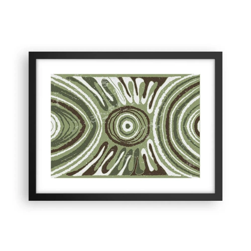 Pôster com moldura preta - Uma explosão de emoções - 40x30 cm