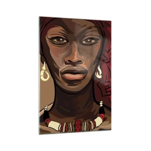 Quadro em vidro - Vénus de Ébano - 70x100 cm