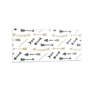 Quadro em vidro - O sonho do arqueiro - 120x50 cm