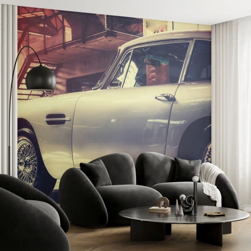 Papel de Parede Premium Canvas - Os clássicos não envelhecem - Carro, Automotivo, Vintage - 300x210 cm