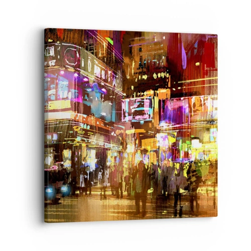 Quadro em tela - Num mar de luz - 30x30 cm