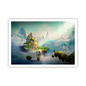 Pôster - Meio do céu - as ilhas felizes - 100x70 cm