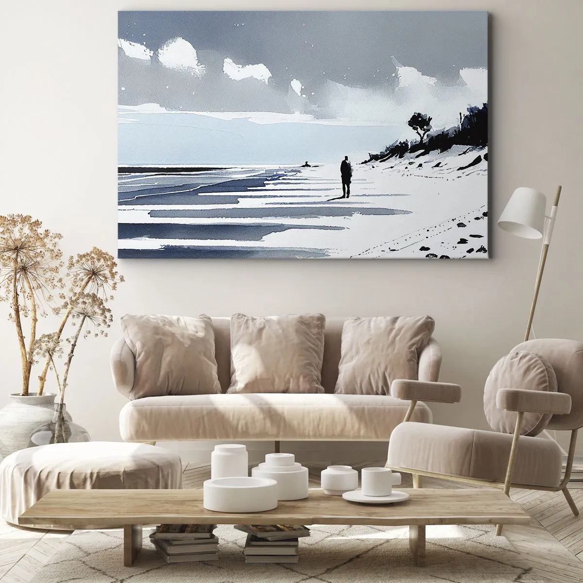 Quadro em tela - Sozinho - 120x80 cm