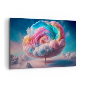 Quadro em tela - O sonho de um parque de diversões - 120x80 cm