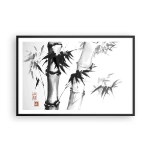 Pôster com moldura preta - Foco no Oriente - 91x61 cm