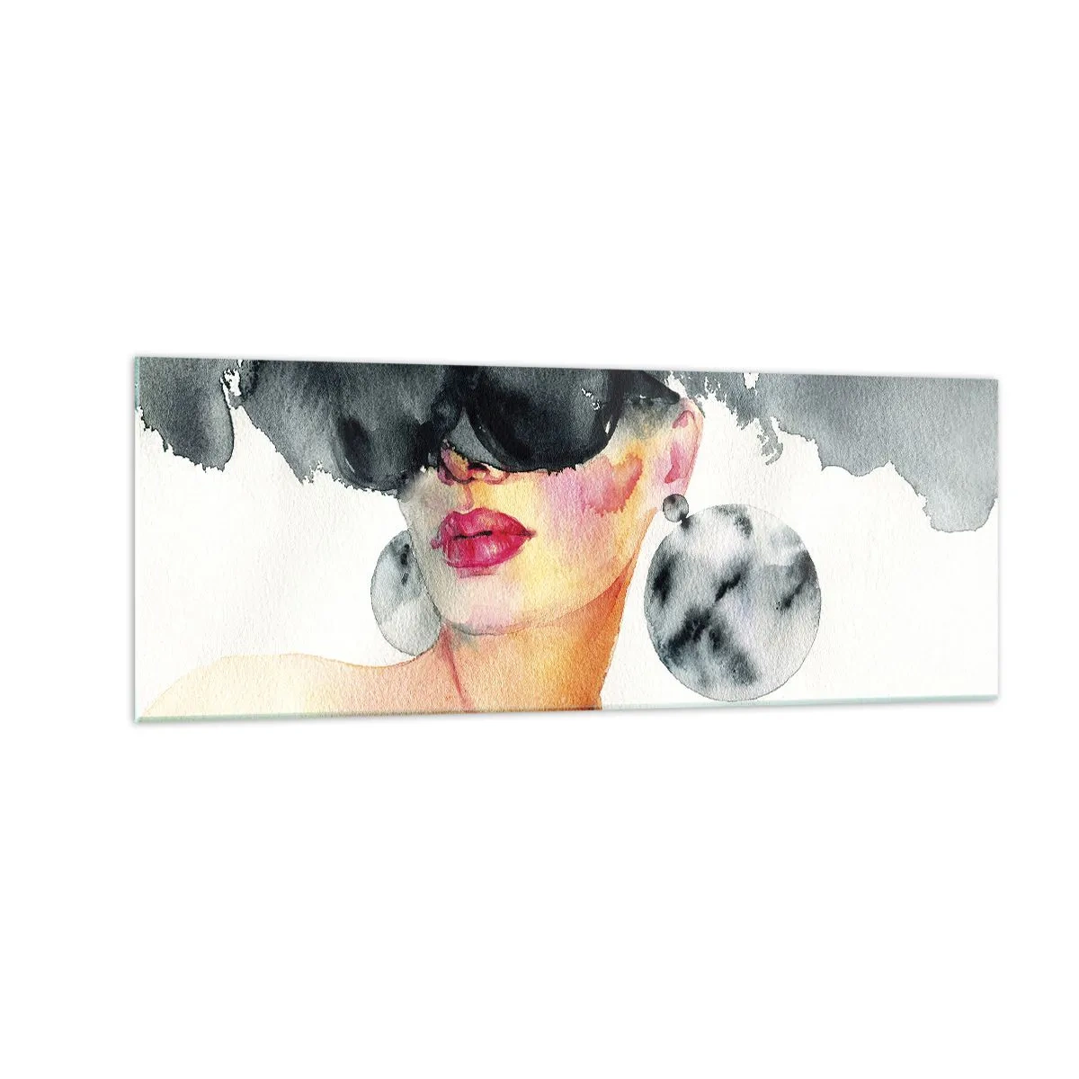 Quadro em vidro - O segredo da elegância - 140x50 cm