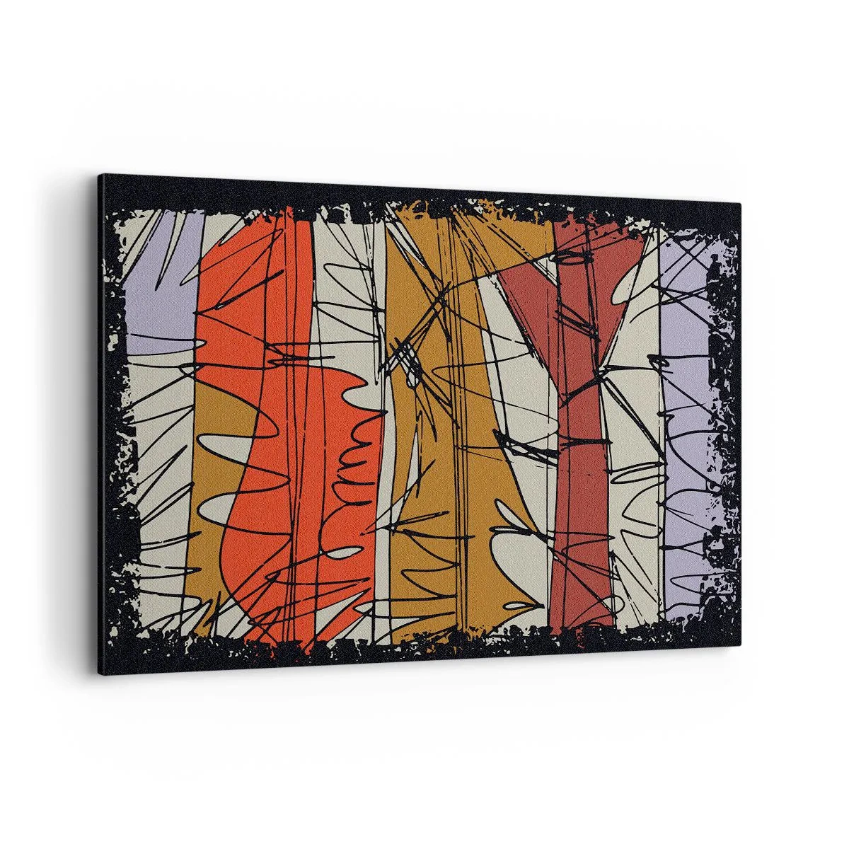 Quadro em tela - Composição espontânea - 100x70 cm