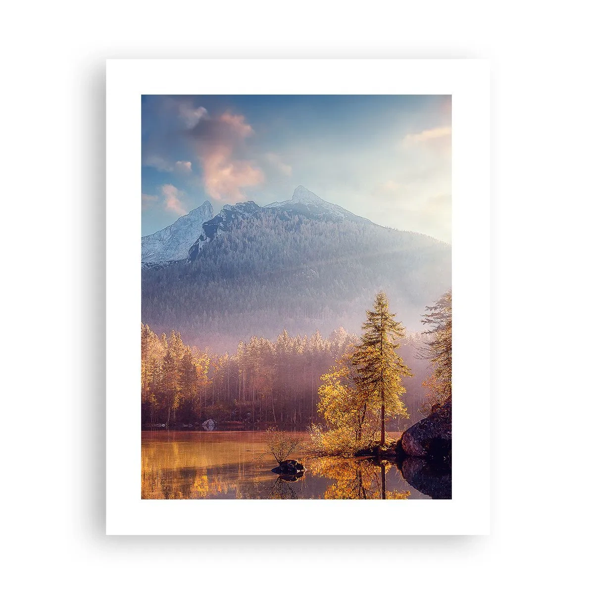 Pôster - Nas montanhas e vales - 40x50 cm