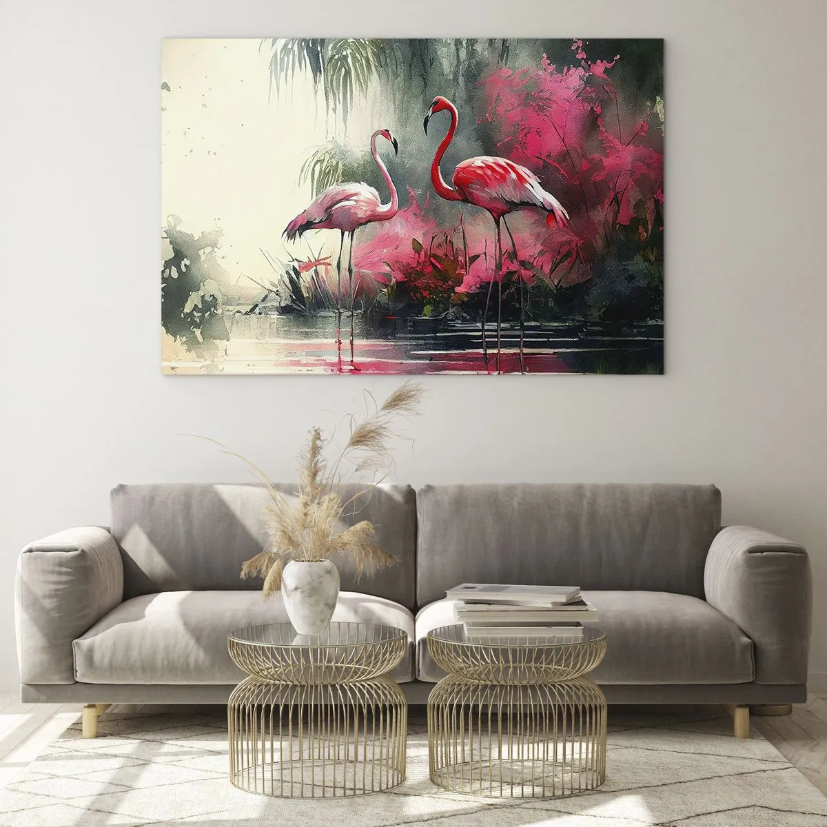 Quadro em vidro - Uma lição de graça natural - 120x80 cm
