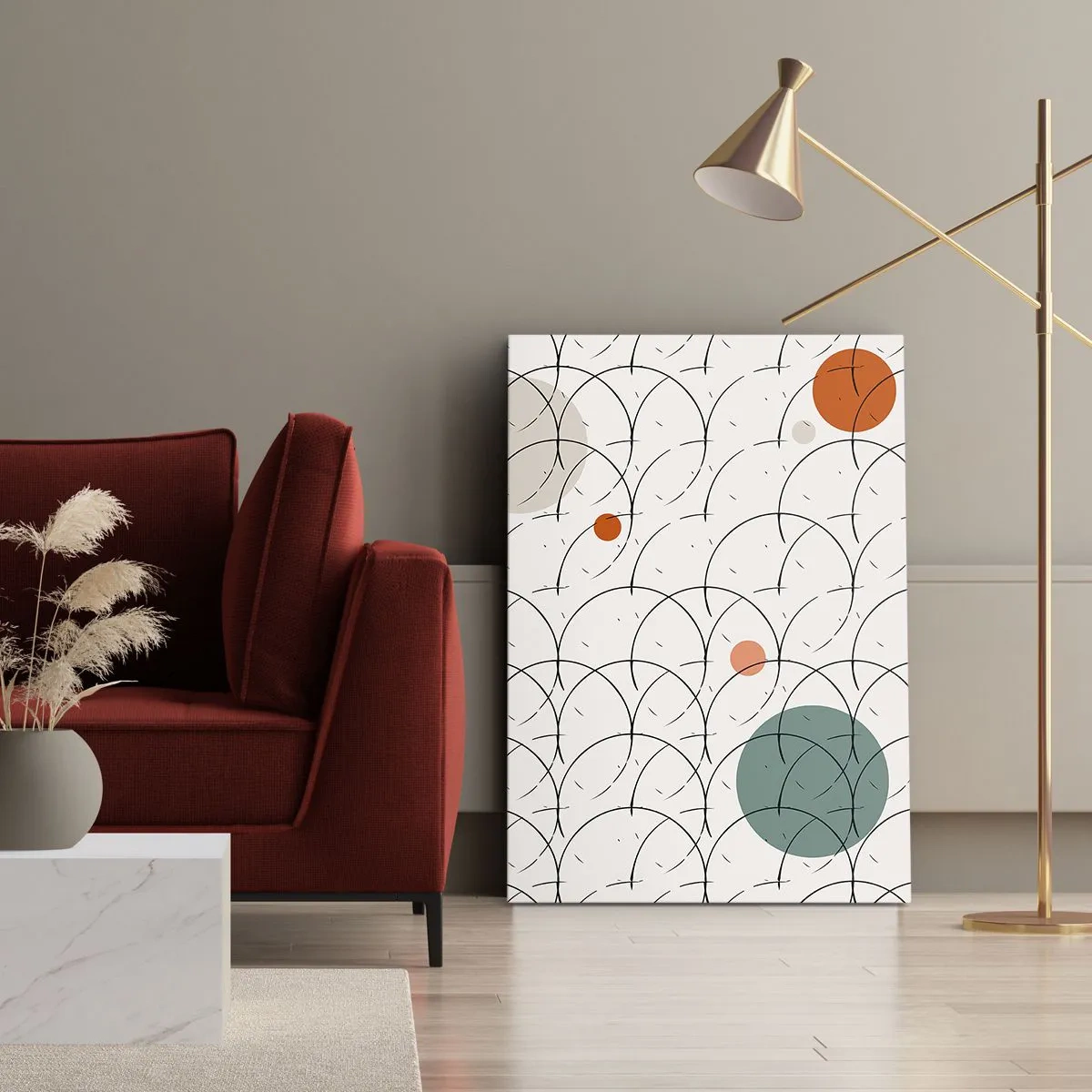 Quadro em tela - No espírito da pop art - 45x80 cm