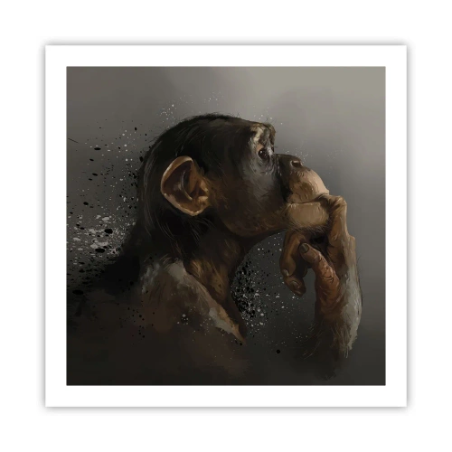 Pôster - Certamente um pensador - 60x60 cm