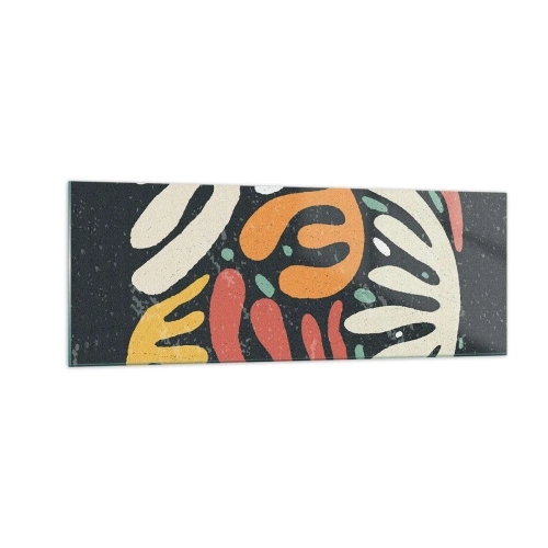 Quadro em vidro - Composição – estou prestes a pegar-te - 140x50 cm