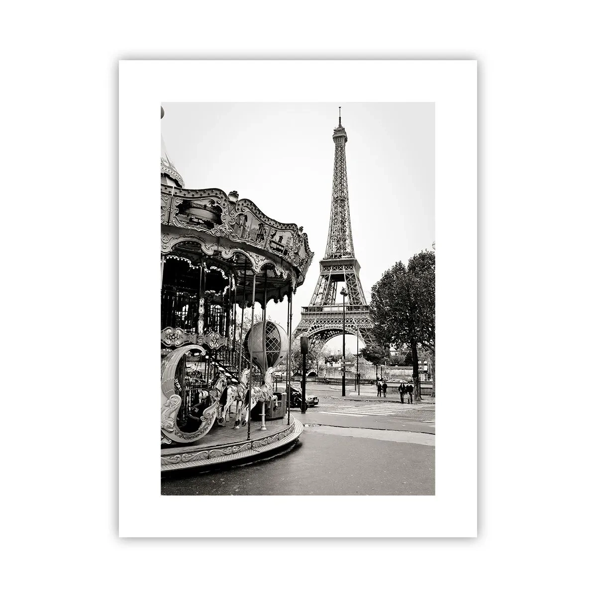 Pôster - Pensar em diversão é pensar em Paris - 30x40 cm