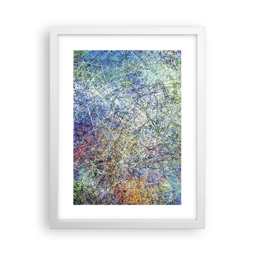 Pôster em moldura branca - Não é assim tão simples - 30x40 cm