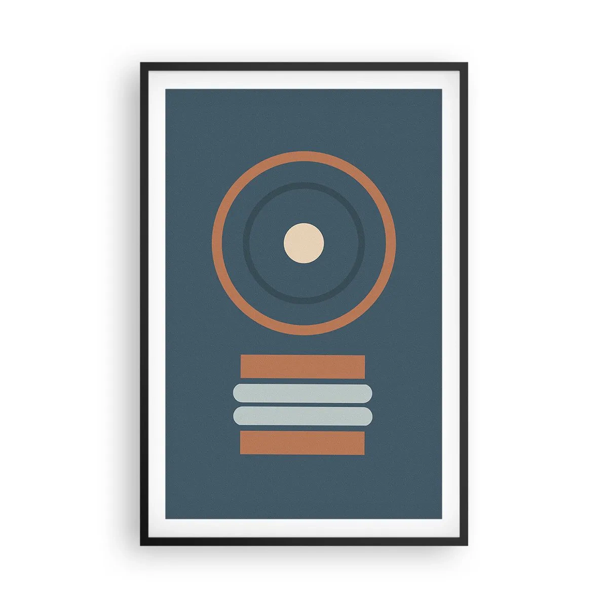 Pôster com moldura preta - A essência da questão - 61x91 cm