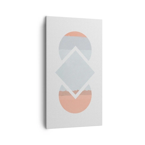 Quadro em tela - A situação é clara - 45x80 cm