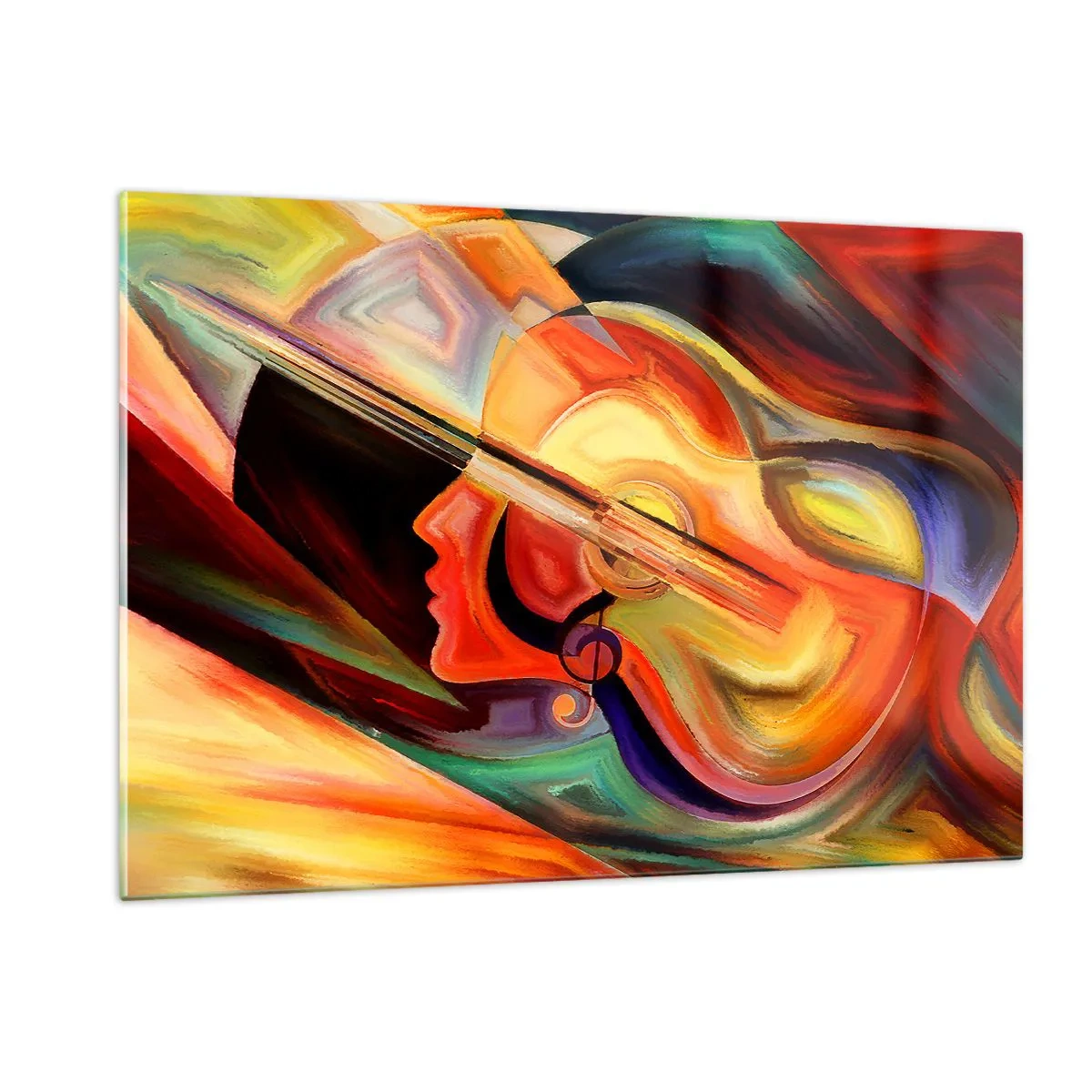 Quadro em vidro - Está tudo bem - 120x80 cm