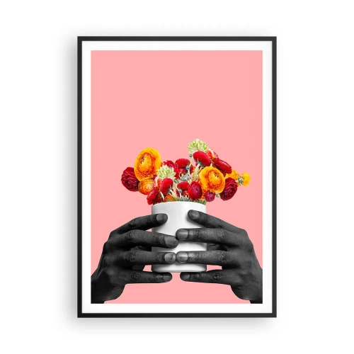 Pôster com moldura preta - A apoteose da vida - 70x100 cm