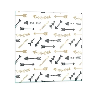 Quadro em vidro - O sonho do arqueiro - 40x40 cm