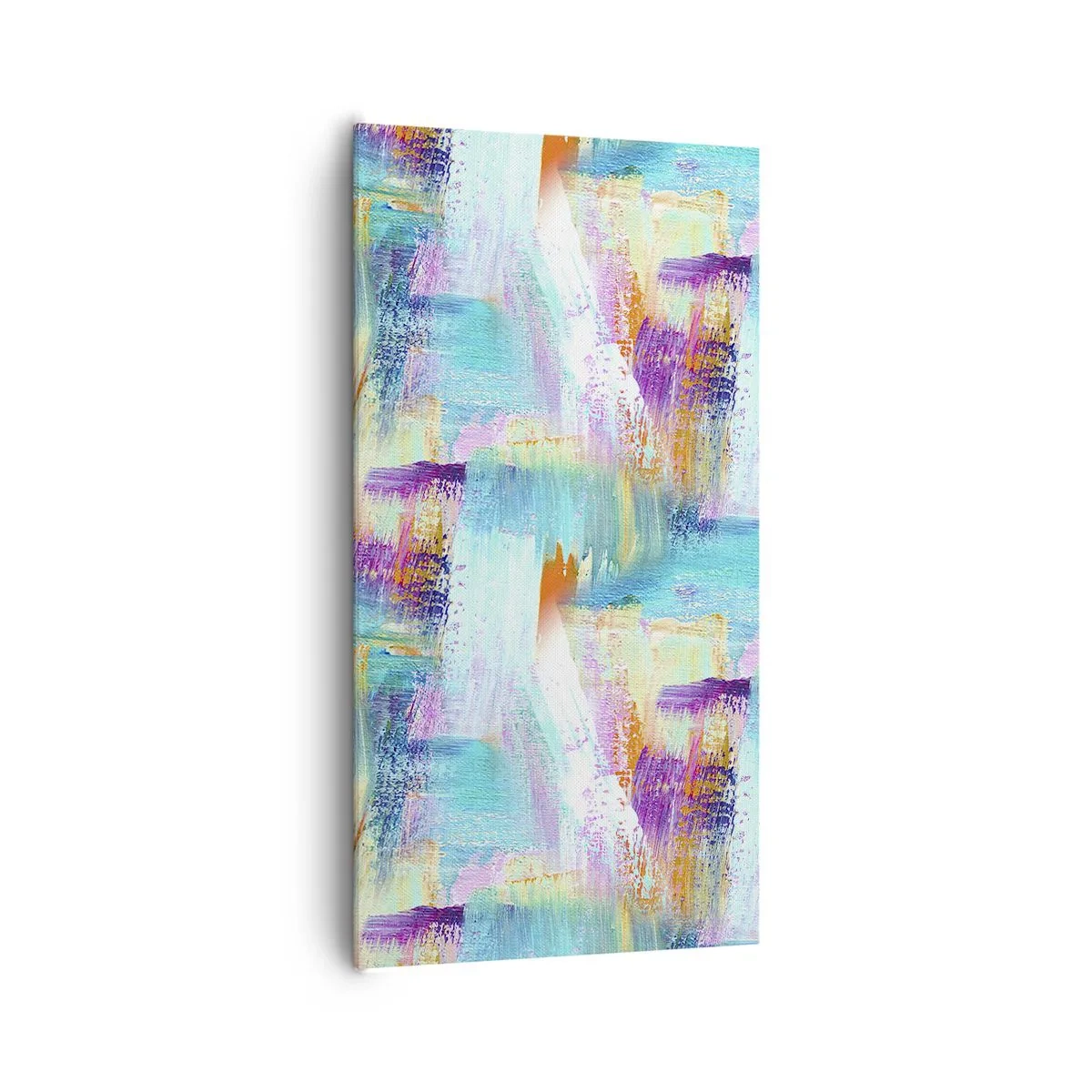 Quadro em tela - Uma alegre coposição de camadas - 65x120 cm