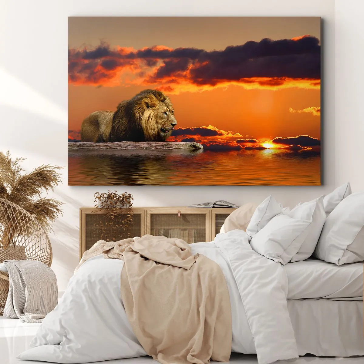 Quadro em tela - Rei da natureza - 120x80 cm