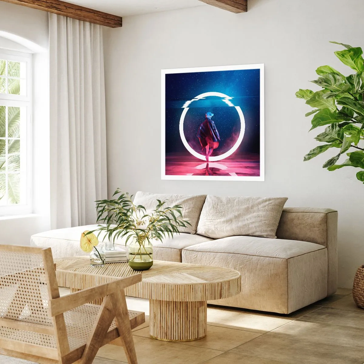 Pôster - Entre Mundos - 50x50 cm