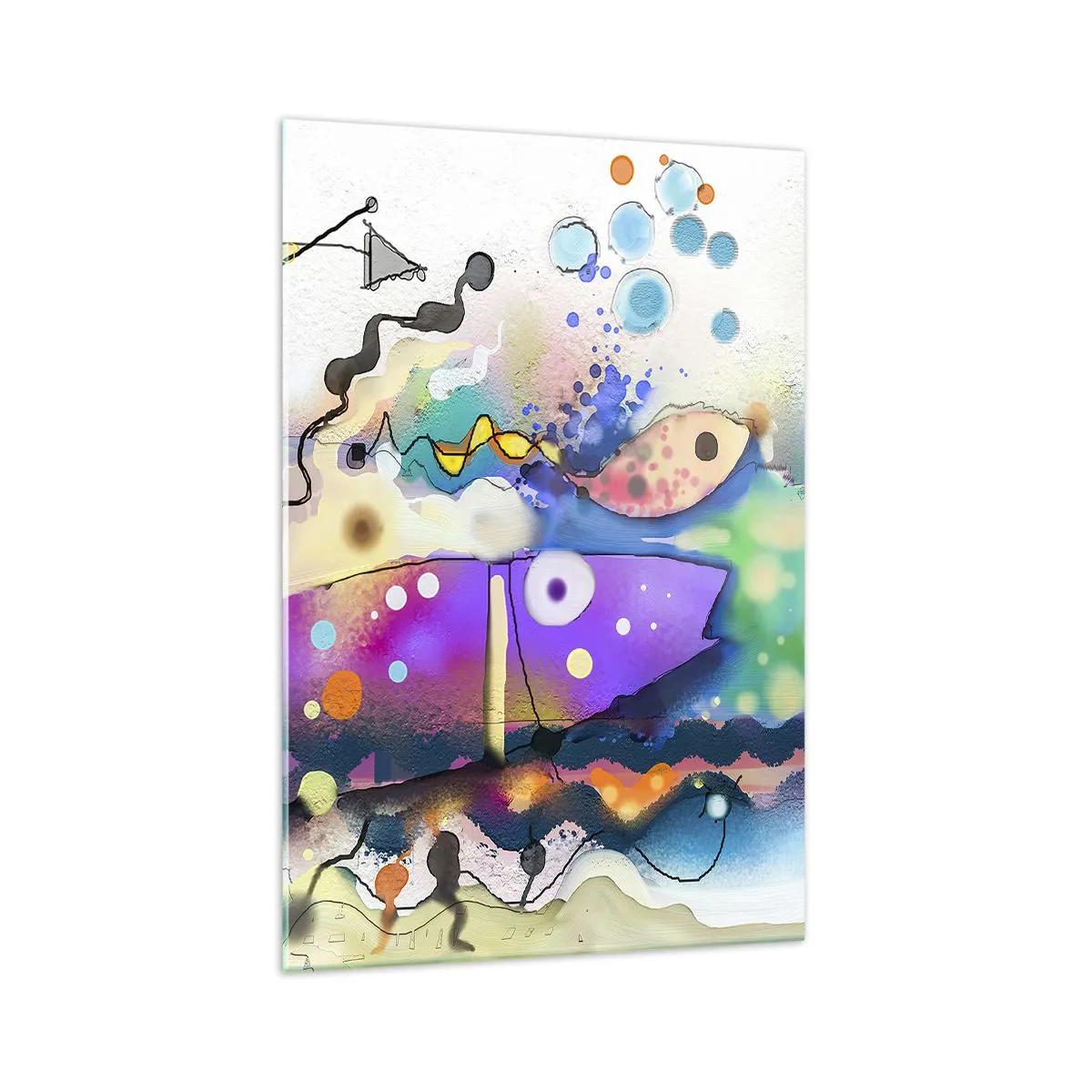 Quadro em vidro - Sem palavras! - 70x100 cm