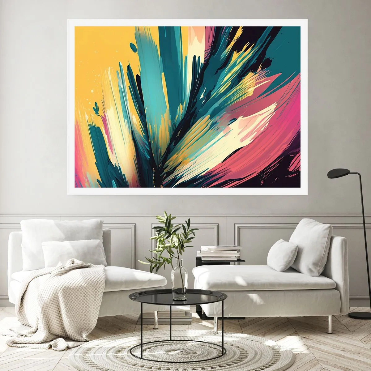 Pôster - Composição – uma explosão de alegria - 91x61 cm