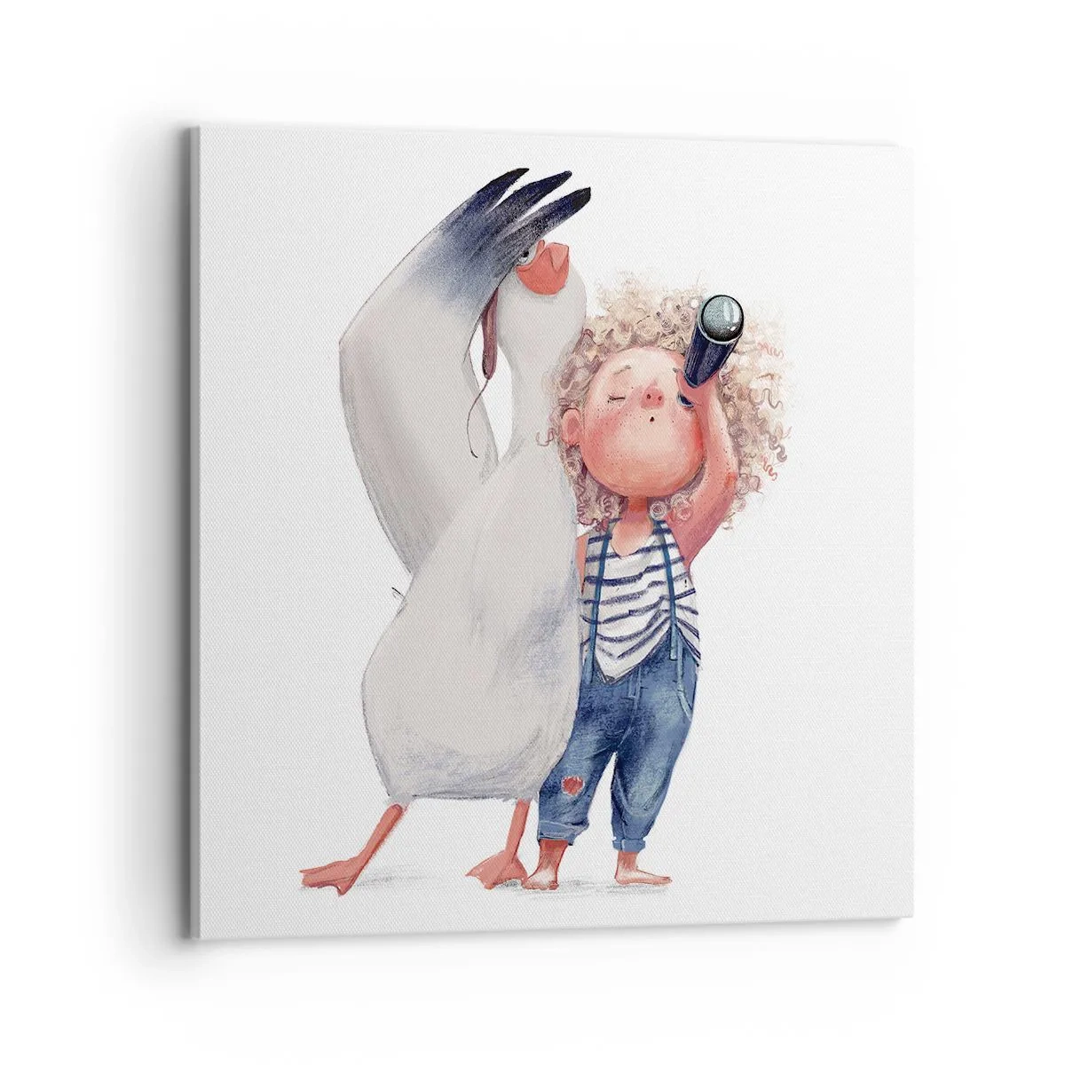 Quadro em tela - O itinerário da grande viagem - 70x70 cm