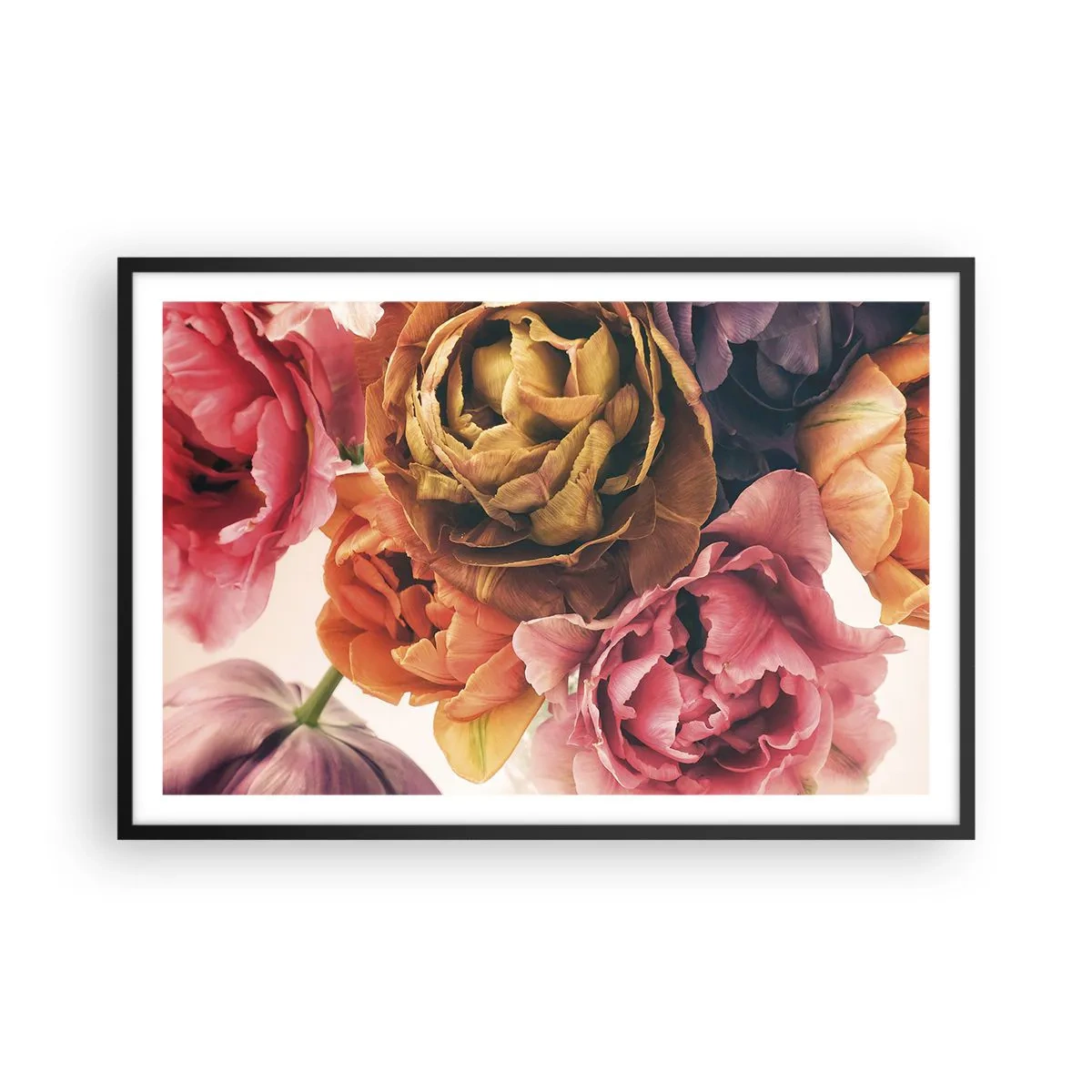 Pôster com moldura preta - Celebração da vida - 91x61 cm